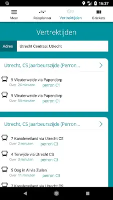 Arriva android App screenshot 1