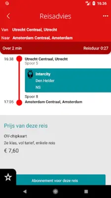 Arriva android App screenshot 3